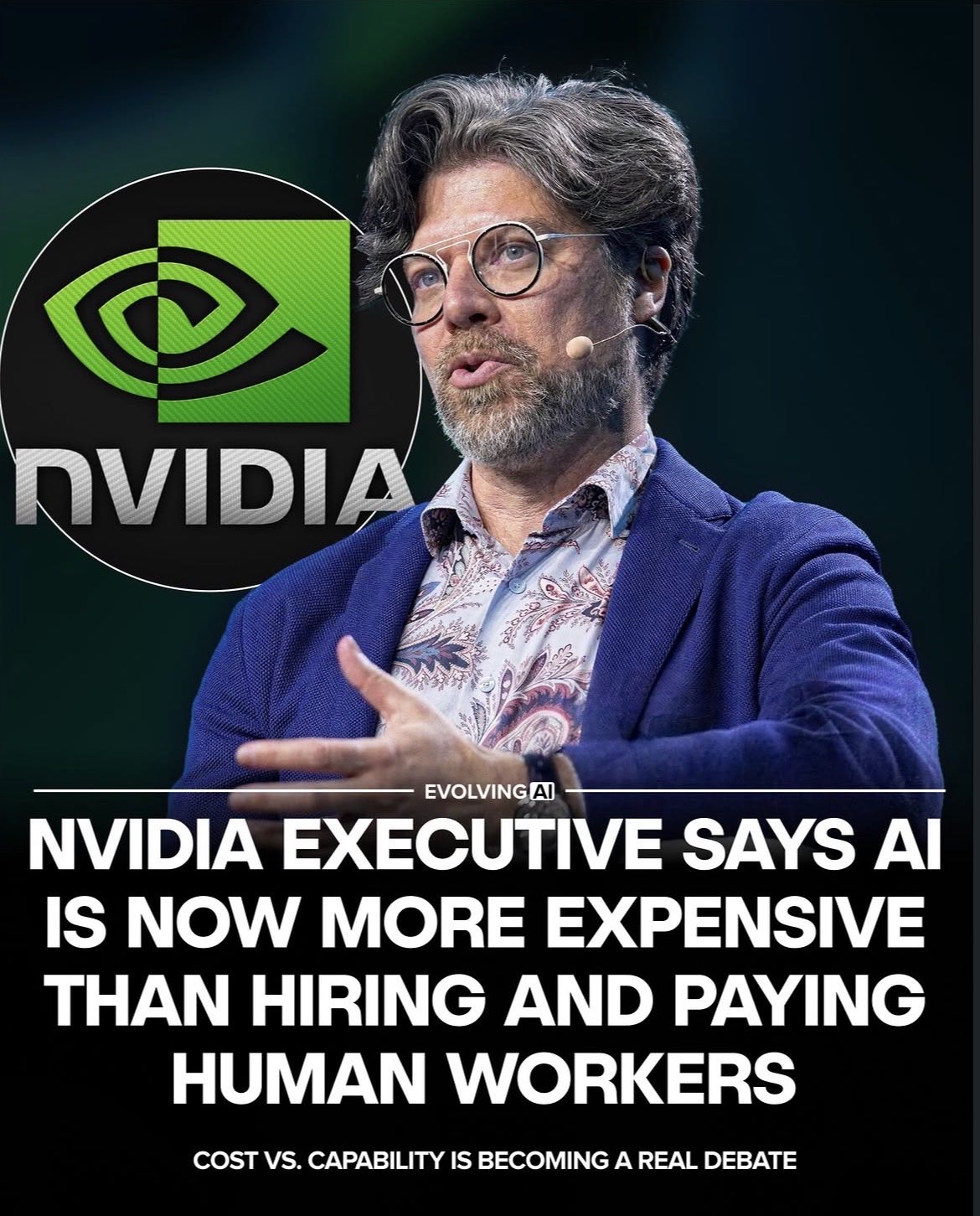 NVIDIA executive discusses the high economic cost of AI compute