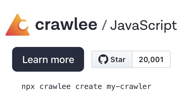 Crawlee JavaScript Reaches 20K GitHub Stars on Diwali