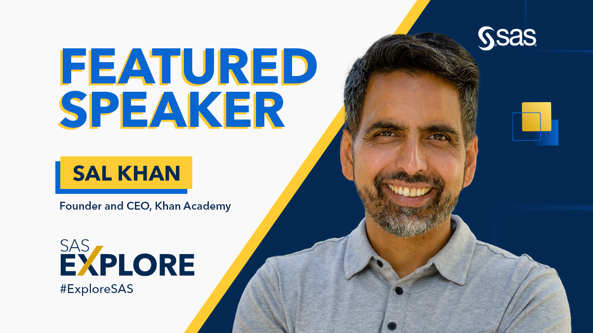 Sal Khan discusses AI’s transformative power in education at SAS Explore