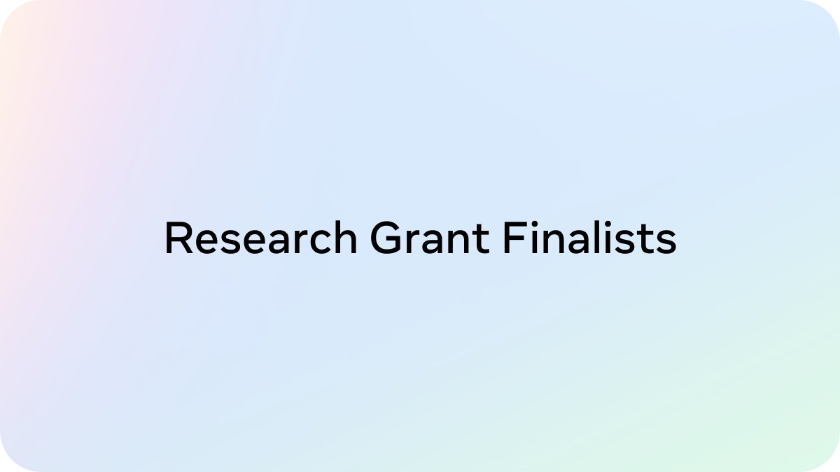 Meta Grant Program Details and Project Scope Information