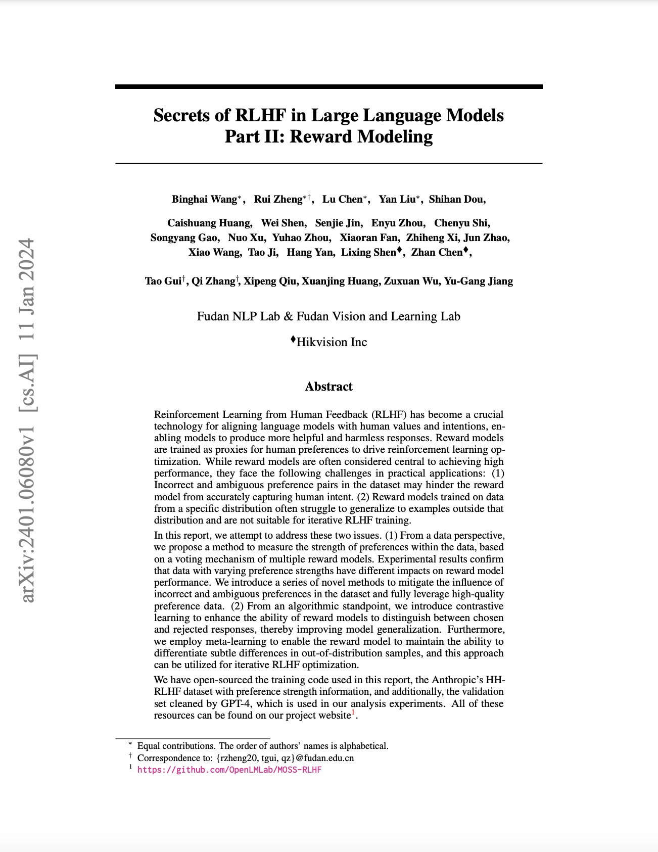 Reward Modeling Secrets in RLHF for Large Language Models