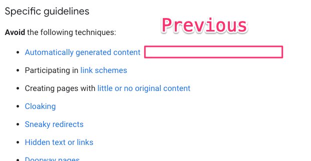 Google Changes AI Content Guidelines Without Transparency