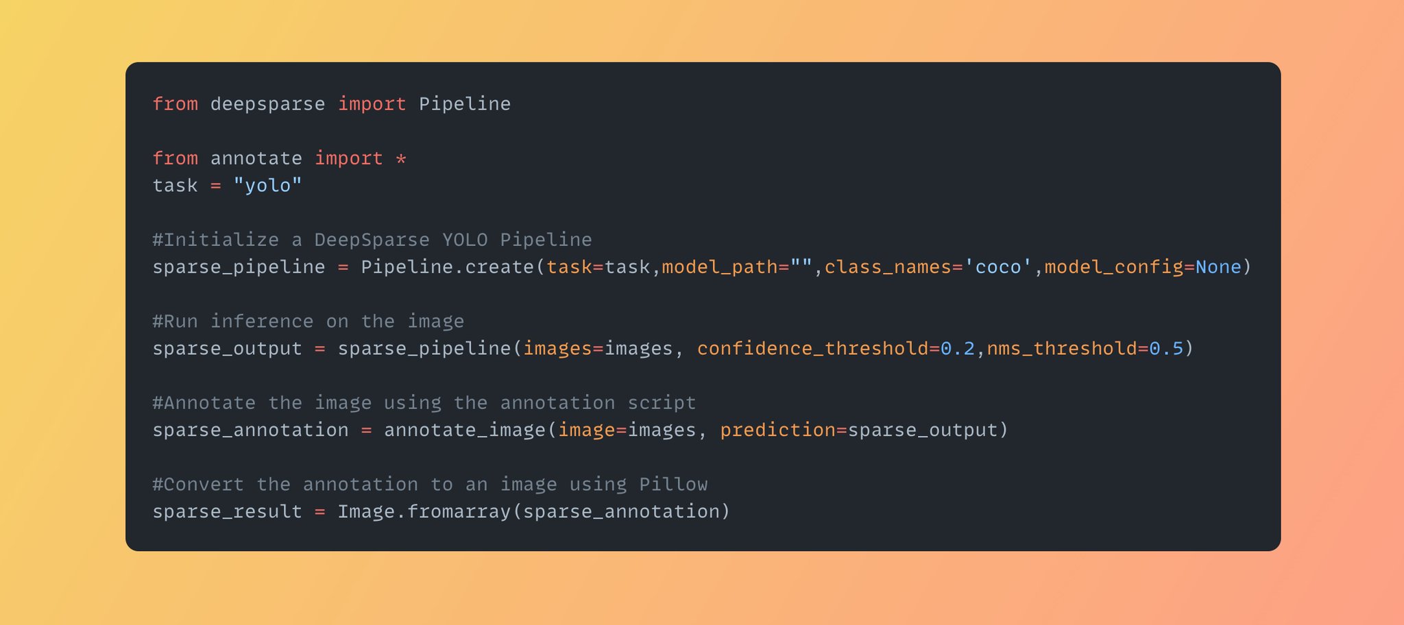 Deploying YOLOv5 Object Detection with DeepSparse Pipeline