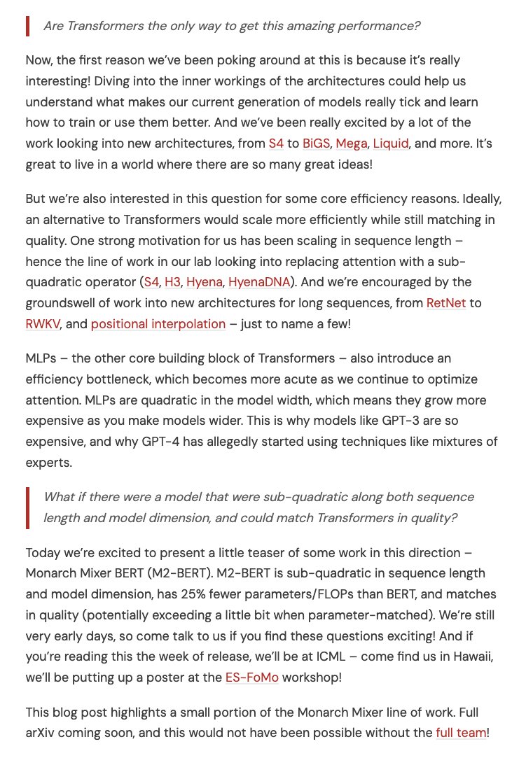 Scaling LLMs with Transformers Alternative Methods