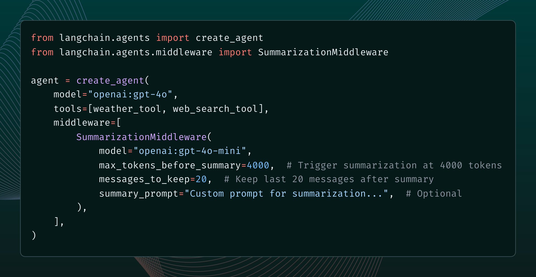 LangChain SummarizationMiddleware Prevents Context Window Overflow
