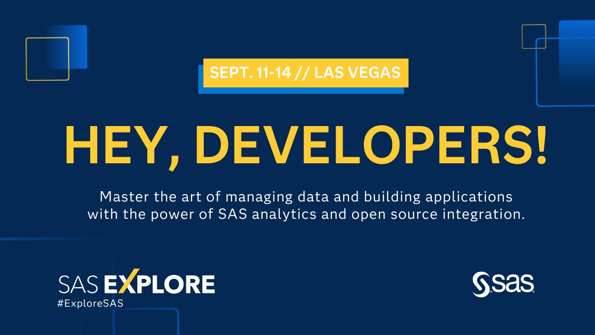 SAS Developer Portal Launches Open-Source Tools for Developers