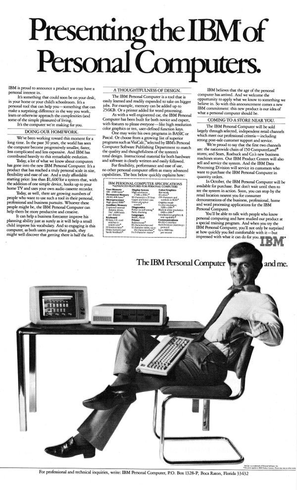 IBM Launches Revolutionary Personal Computer