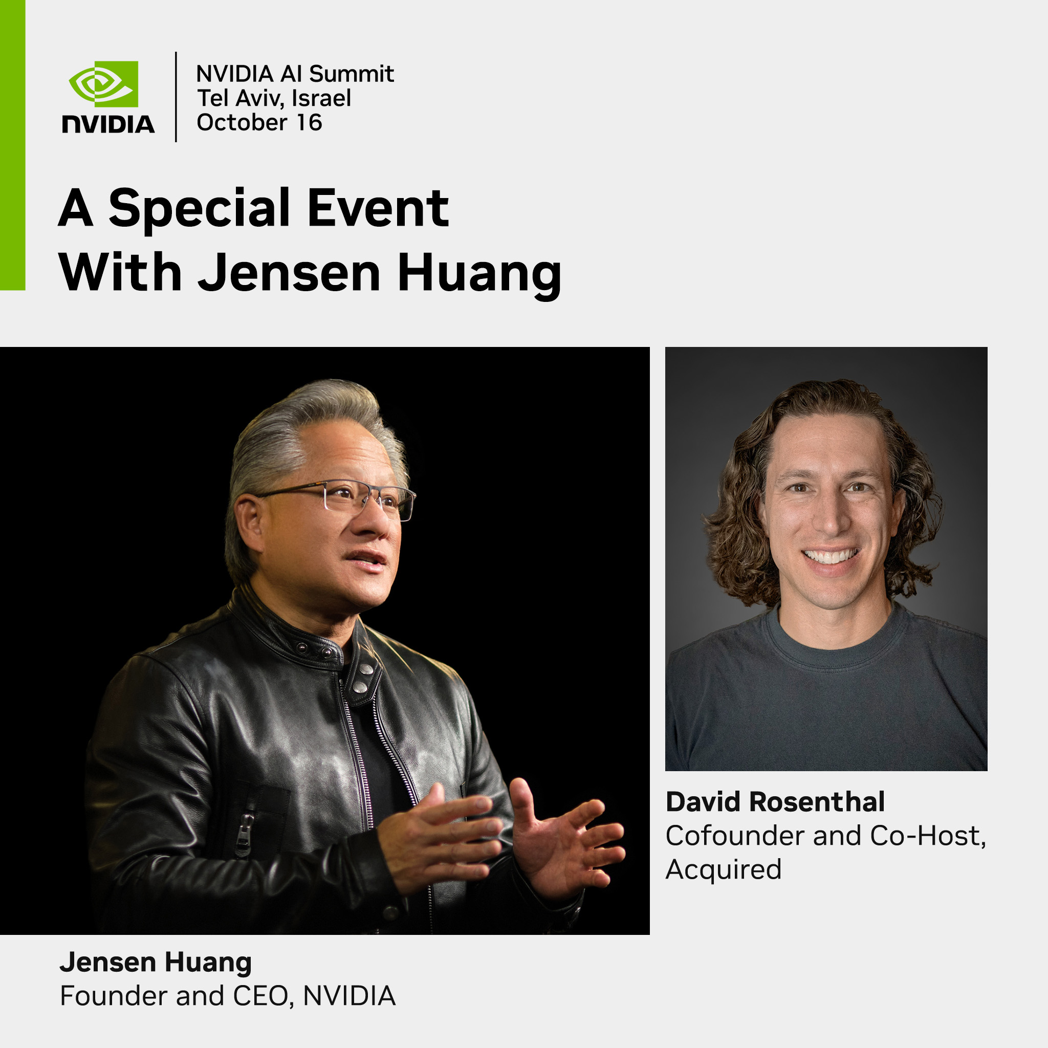 Jensen Huang presents AI breakthroughs at NVIDIA Summit keynote