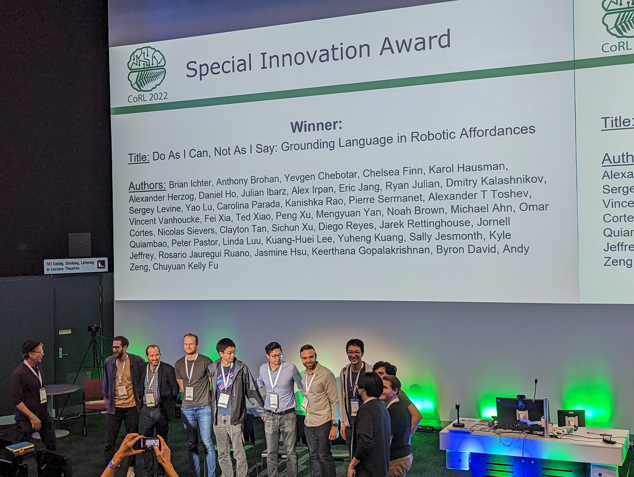 Award-Winning Research on Language Grounding in Robotic Affordances