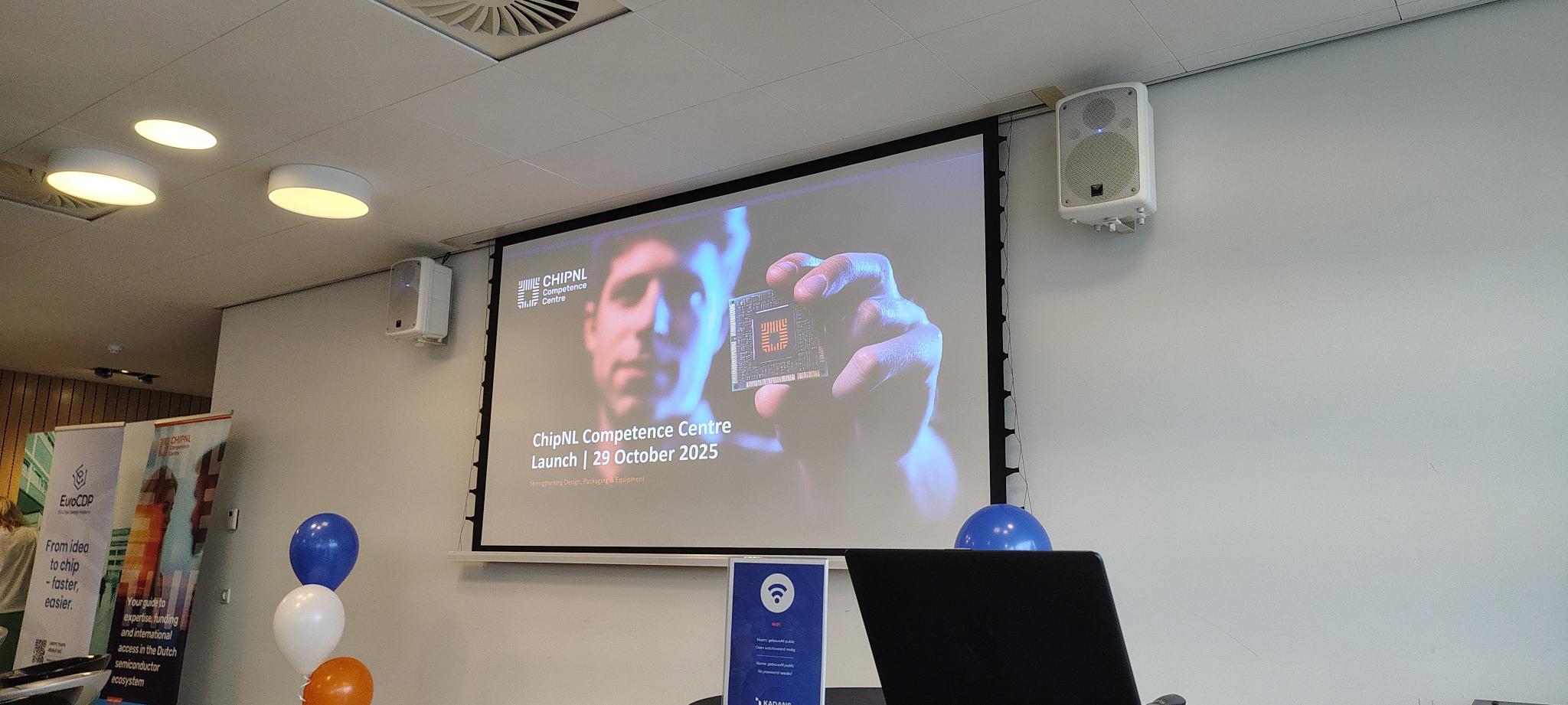 Giuseppe Garcea discusses chip design and AI at ChipNL launch