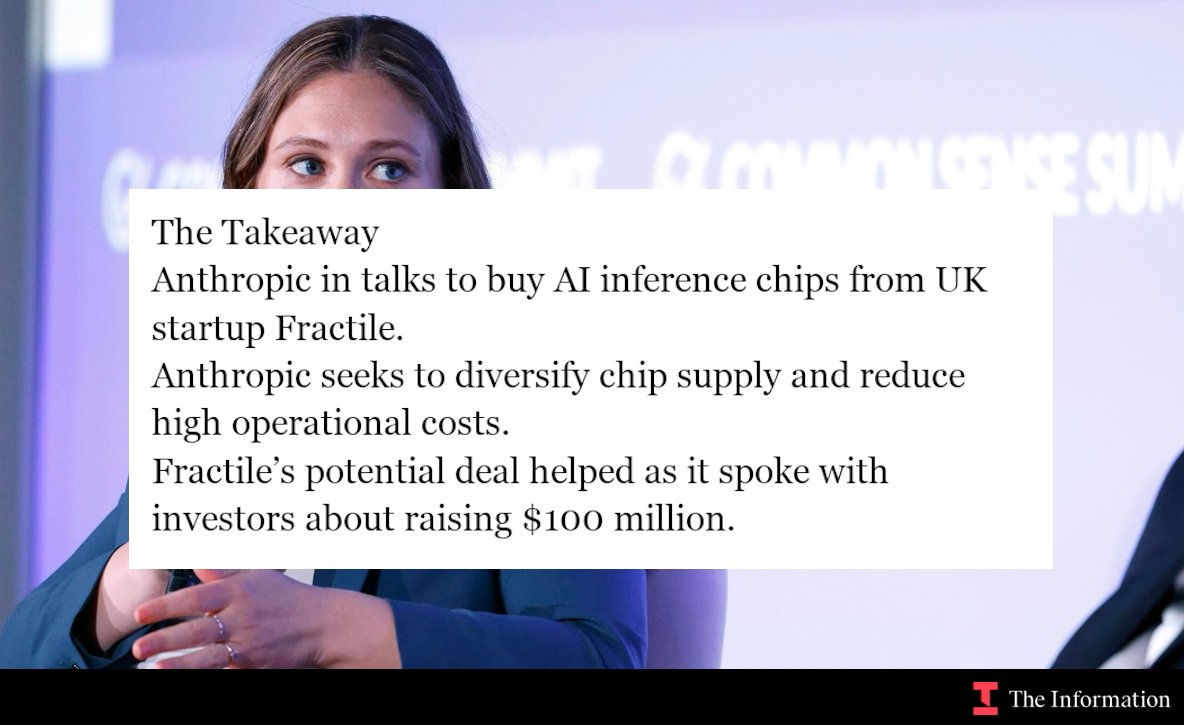 Anthropic in Talks to Buy Inference Chips from UK Startup Fractile