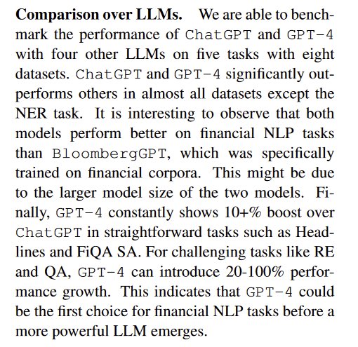 GPT-4 Outperforms Specialized Finance AI Model