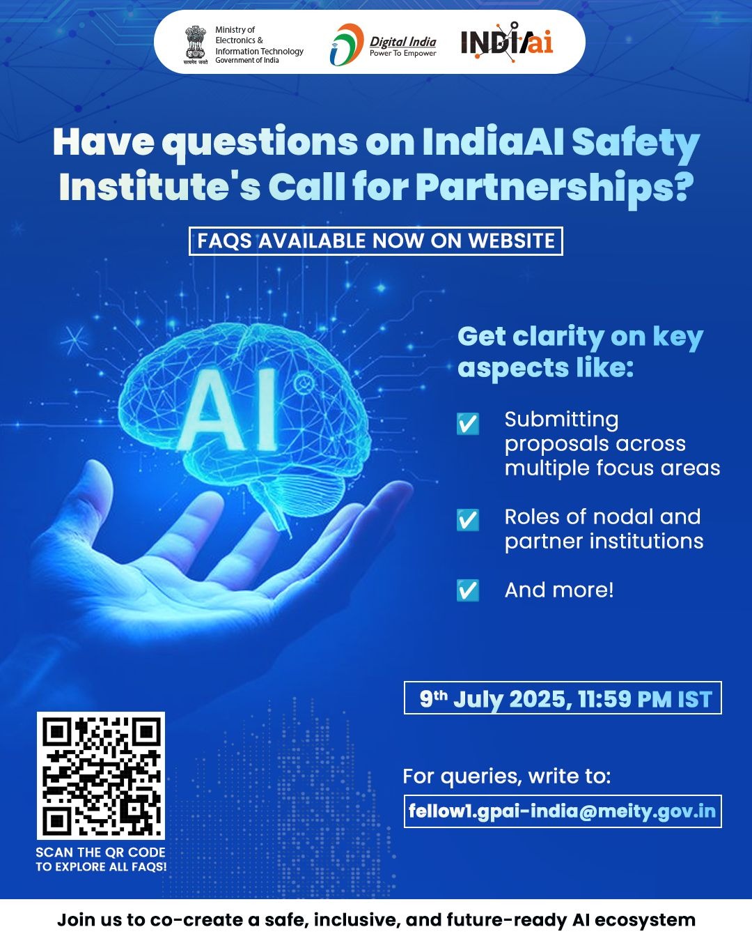 IndiaAI Safety Institute Partnership Call Opens for Submissions
