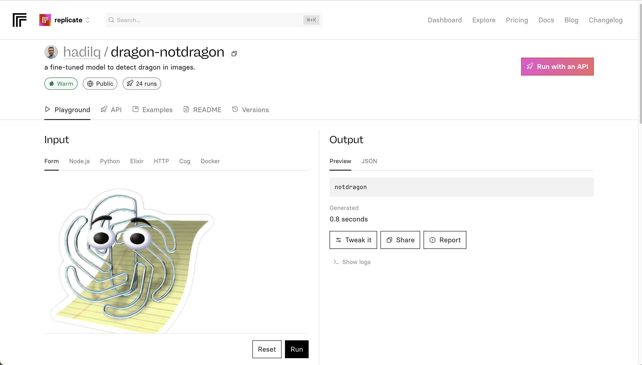 Dragon Detection AI Model Now Available on Replicate