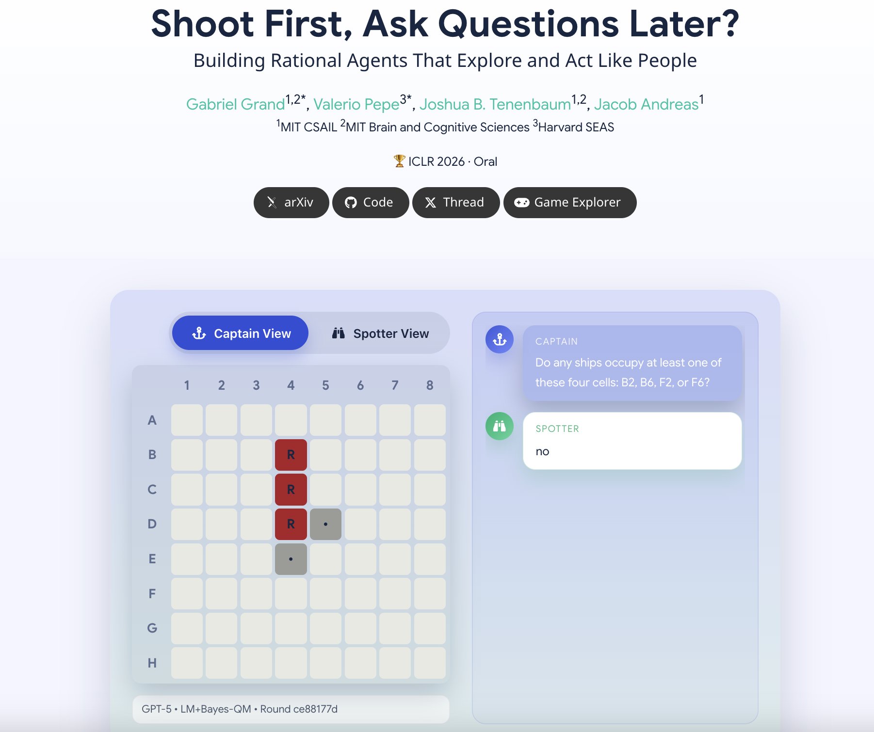 MIT Harvard Study AI Agents Critical Thinking Battleship
