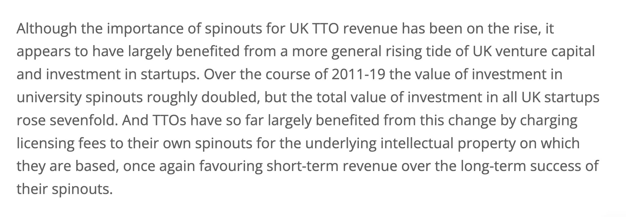 UK university spinouts failing to drive tech boom leadership