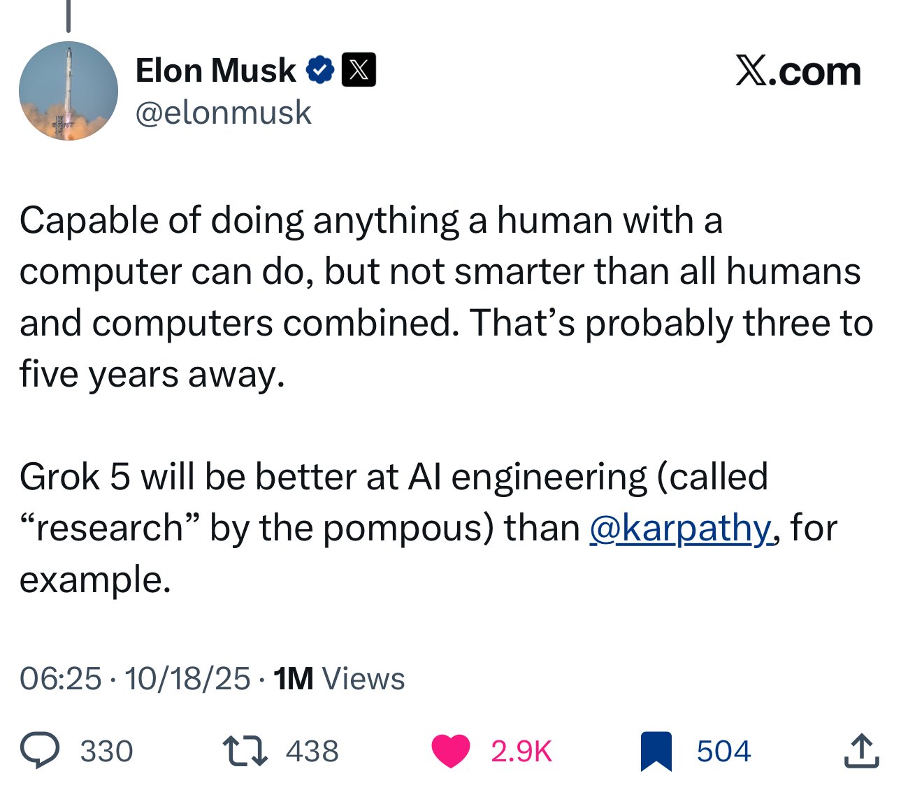 Elon Musk AGI Definition Bet Accountability Challenge