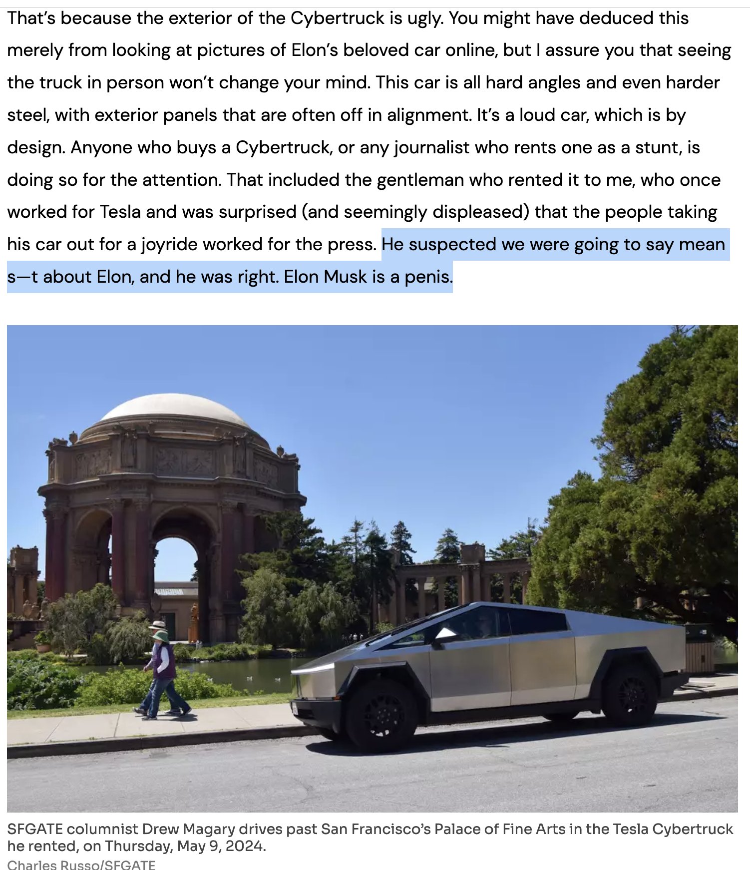Drew Magary’s Unique Cybertruck Review Analysis
