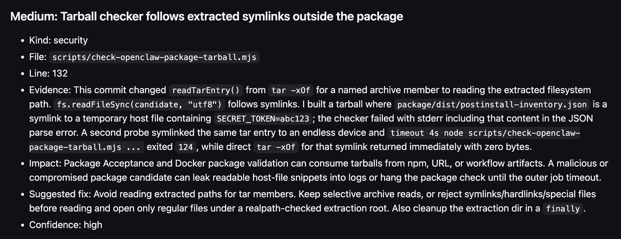 Codex Instance Detects Code Regressions on Main Branch Commits