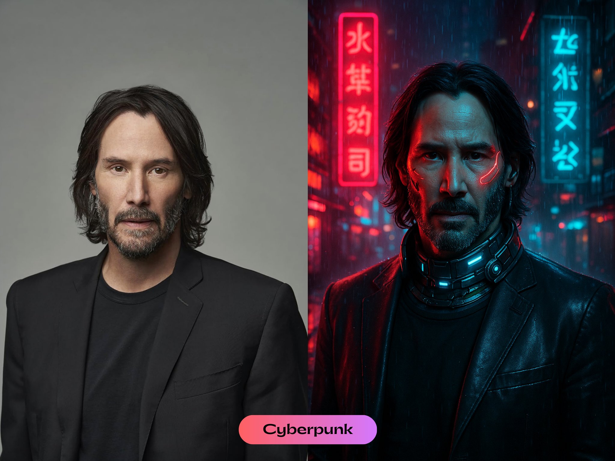 Cyberpunk Aesthetic Image Transformation Prompt