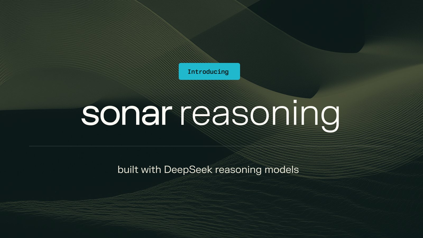 Sonar Reasoning API: DeepSeek reasoning models with real-time search