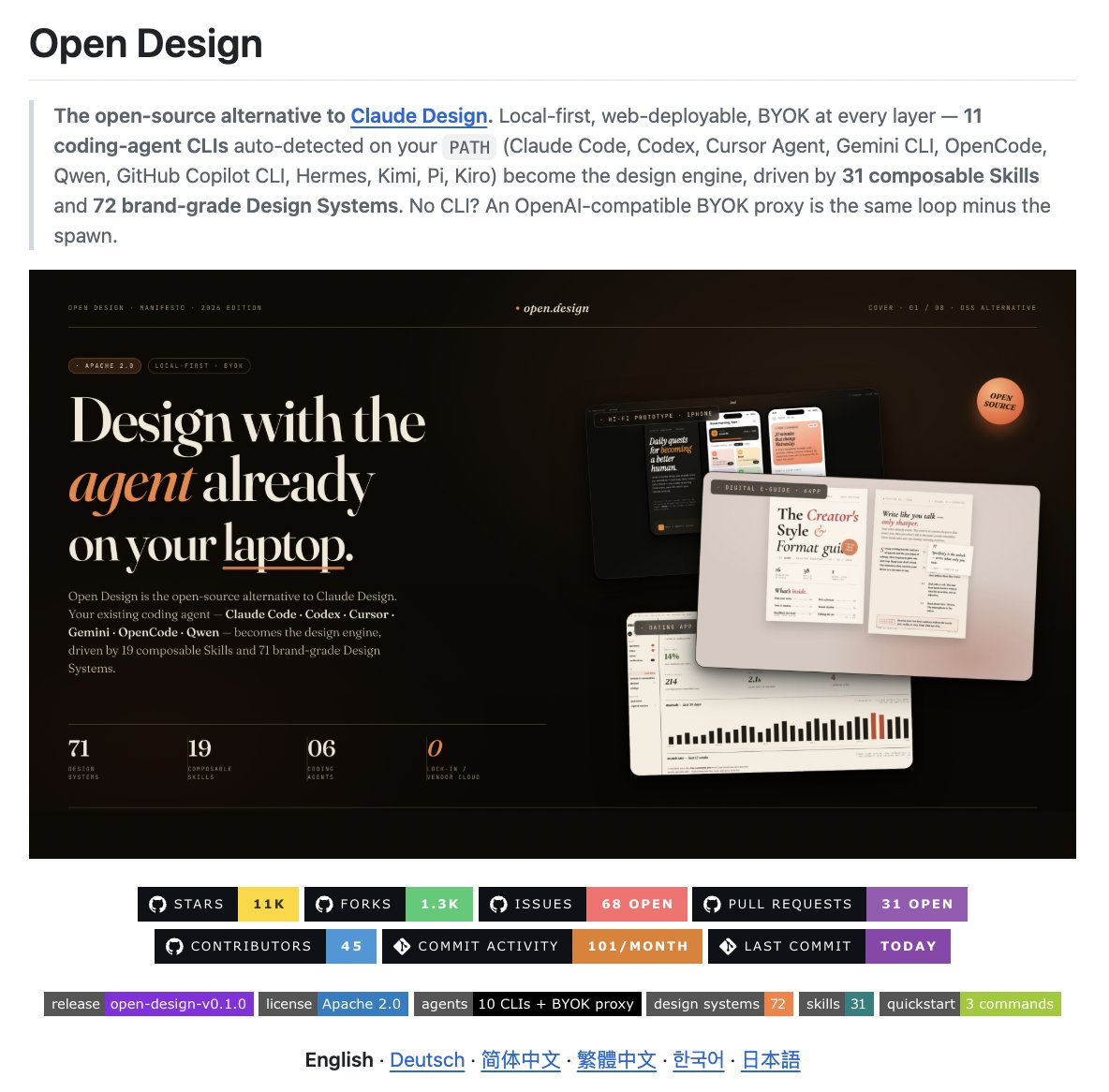 Open Source Claude Design Replica Works With Any Coding Agent