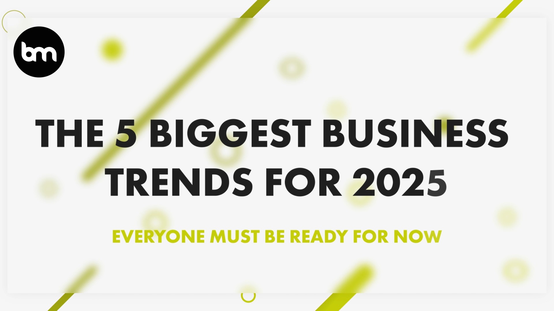 Five Business Trends 2025: AI Integration Automation Sustainability
