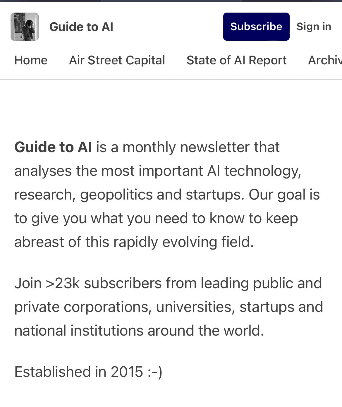 Guide to AI Newsletter: Policy, LLM Research, and Startup Activity