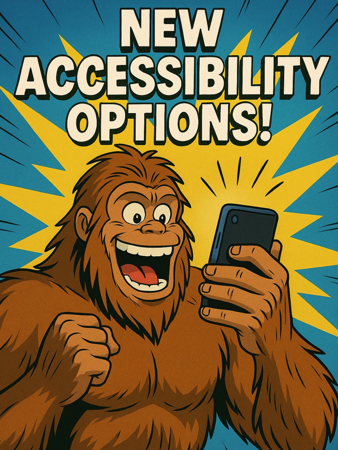 New Accessibility Features Including Contrast Adjustment Options