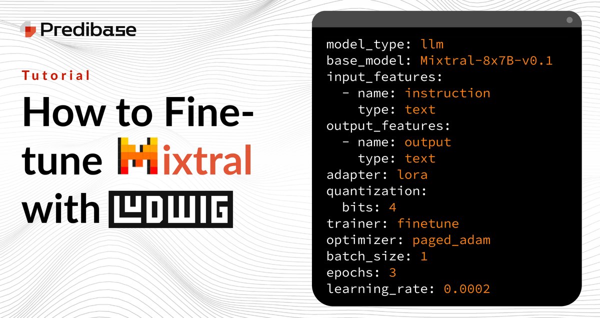 Fine-tune Mixtral on GPUs with Ludwig AI toolkit