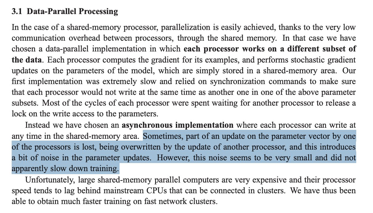 Hogwild Parallel Processing on CPU: Engineering Techniques