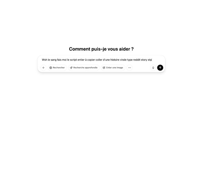 Using ChatGPT to generate Reddit-style stories