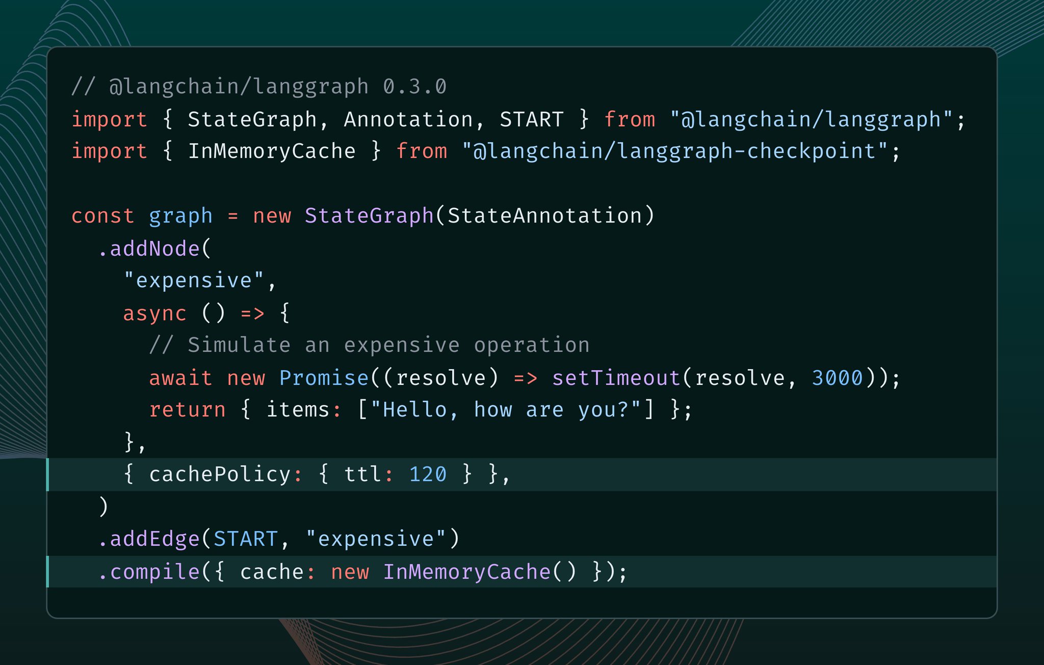 Cache Expensive Nodes in LangGraph.js 0.3