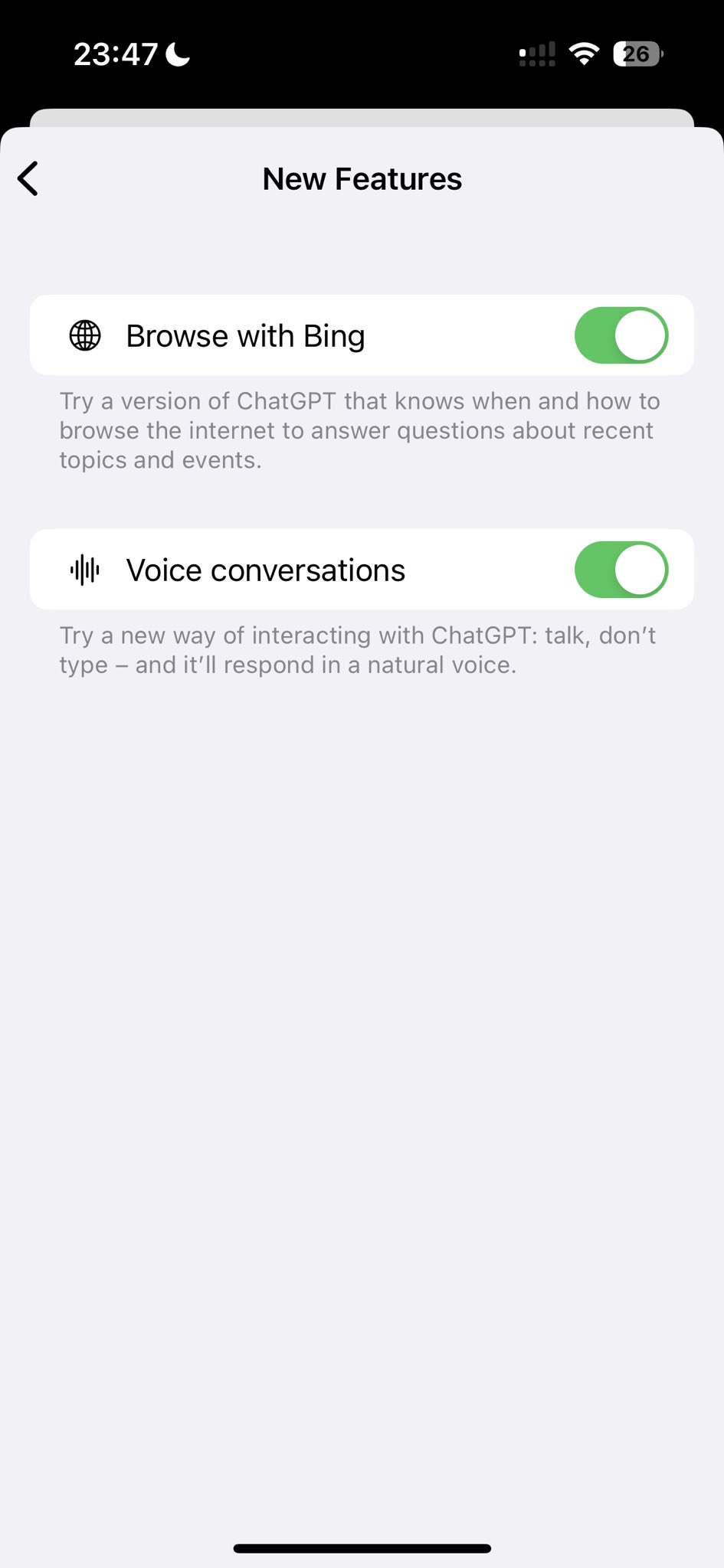 Voice Feature Rolling Out Soon Check Settings
