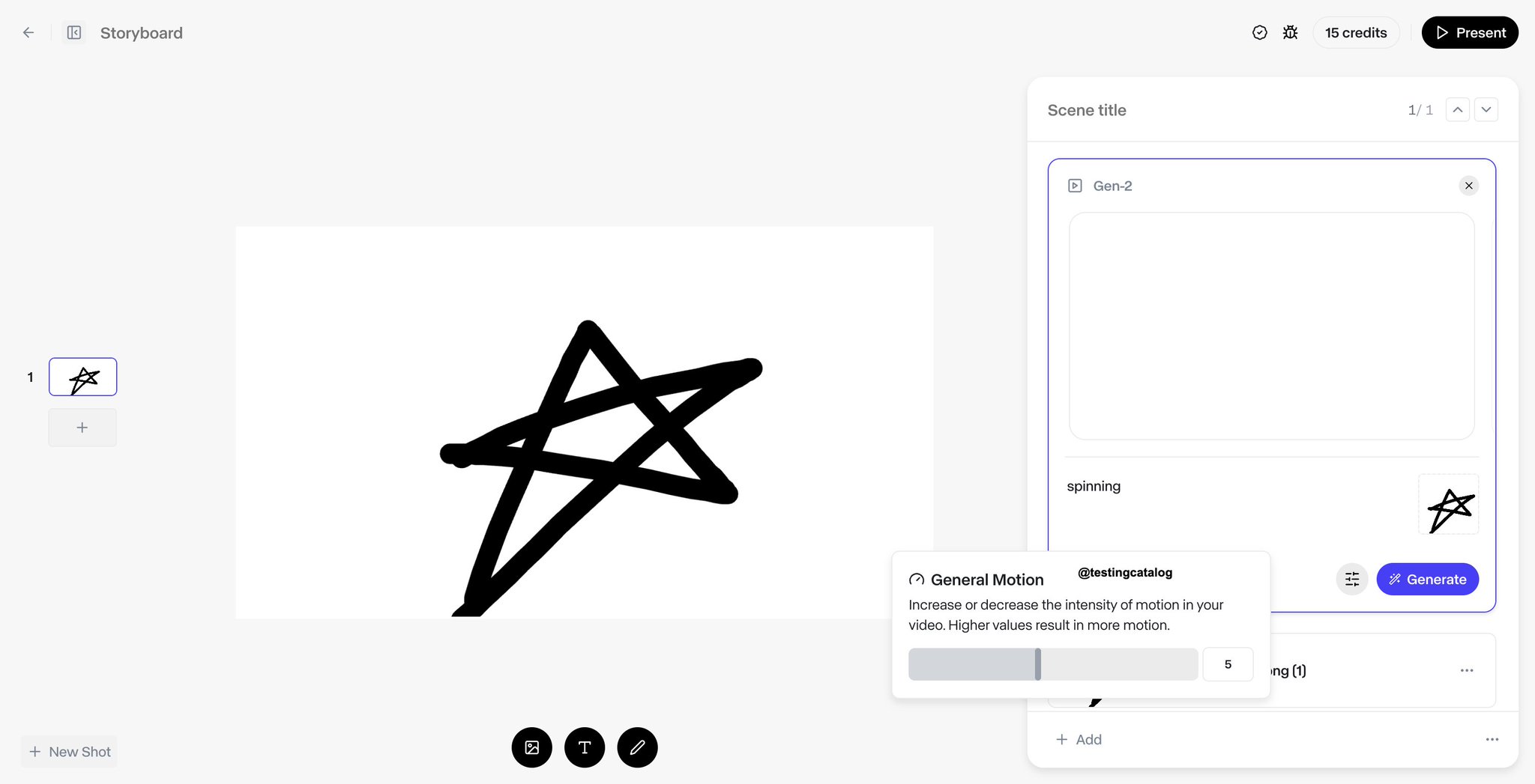 Animating images using the Gen-2 AI model