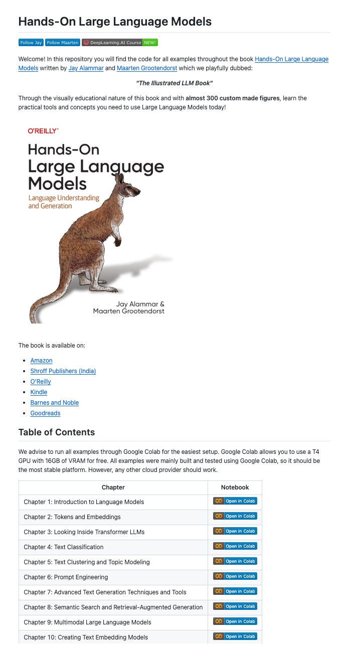 Hands-On Large Language Models: Complete Code and Notebooks Guide
