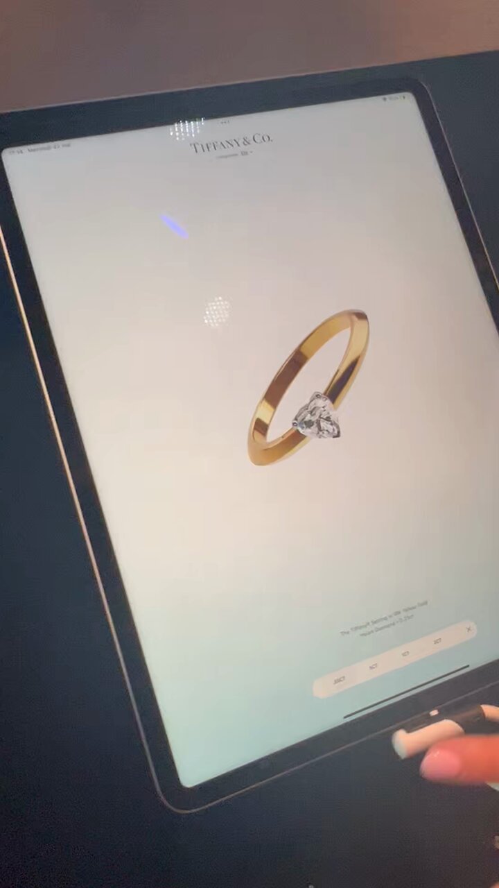Tiffany Co Uses AI Tablet for Custom Jewelry Design