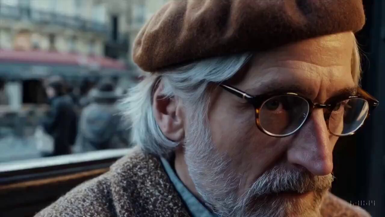 Sora AI Video Generation: Man with Glasses Close-up