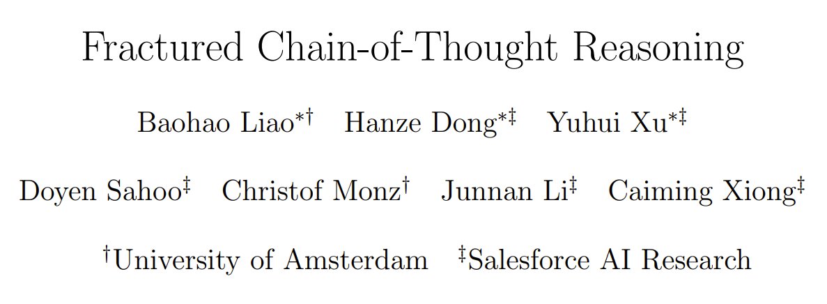 Fractured Chain-of-Thought Reasoning Advances AI Reasoning