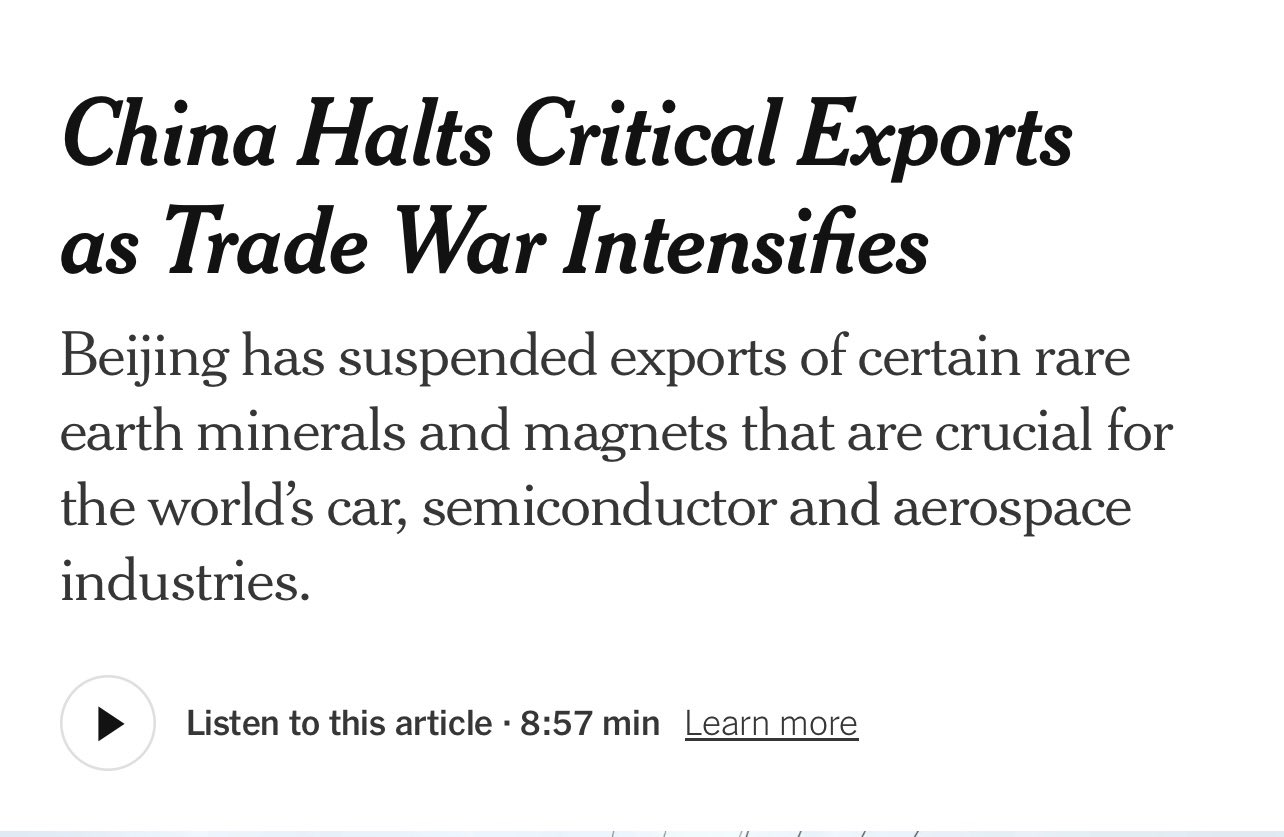 China Rare Earth Export Ban Threatens Global Tech Supply Chain