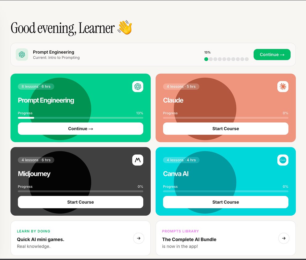 Mindwand: Duolingo-style Lessons for AI Tools