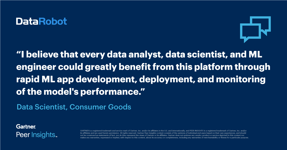 DataRobot Delivers Fastest Path to AI Value