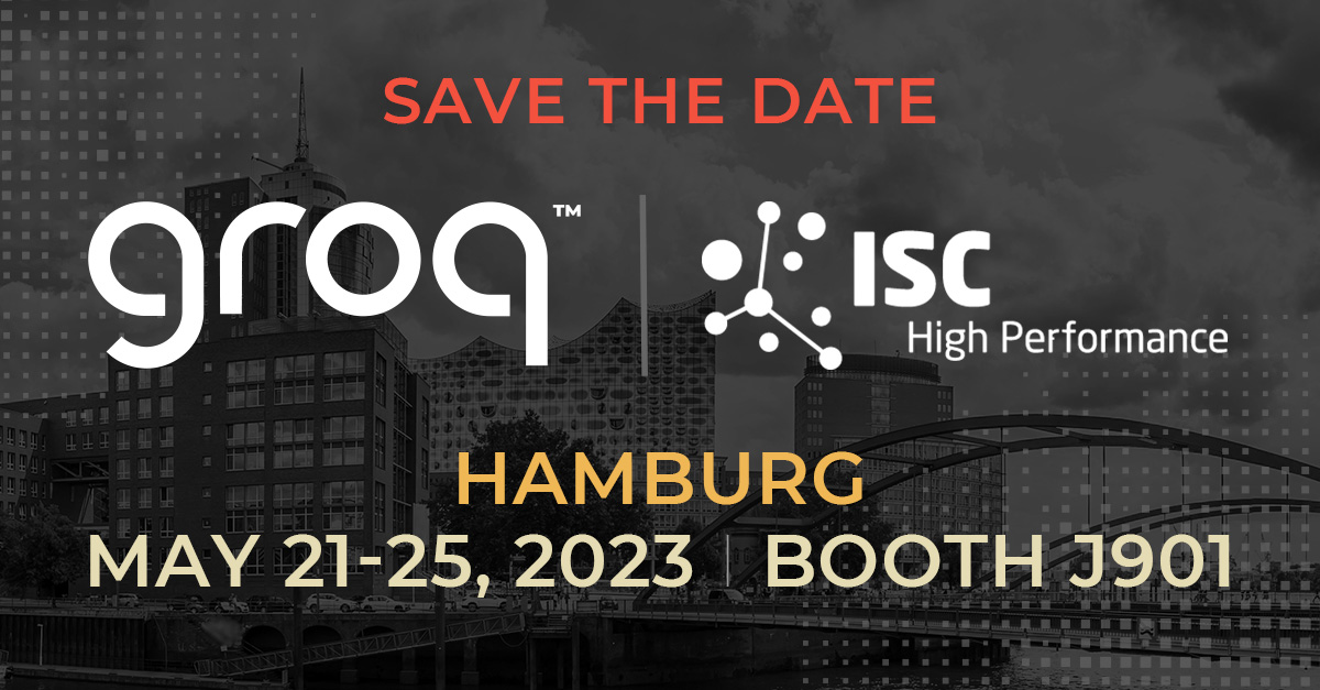 Groq and Maxeler showcase demos at ISC23 conference