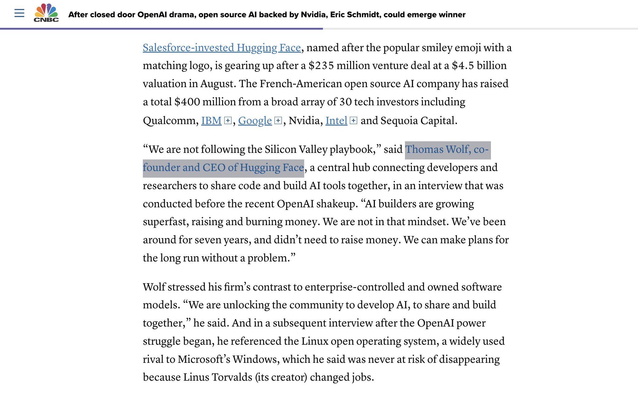 Open-source AI emerges as big tech winner amid OpenAI changes