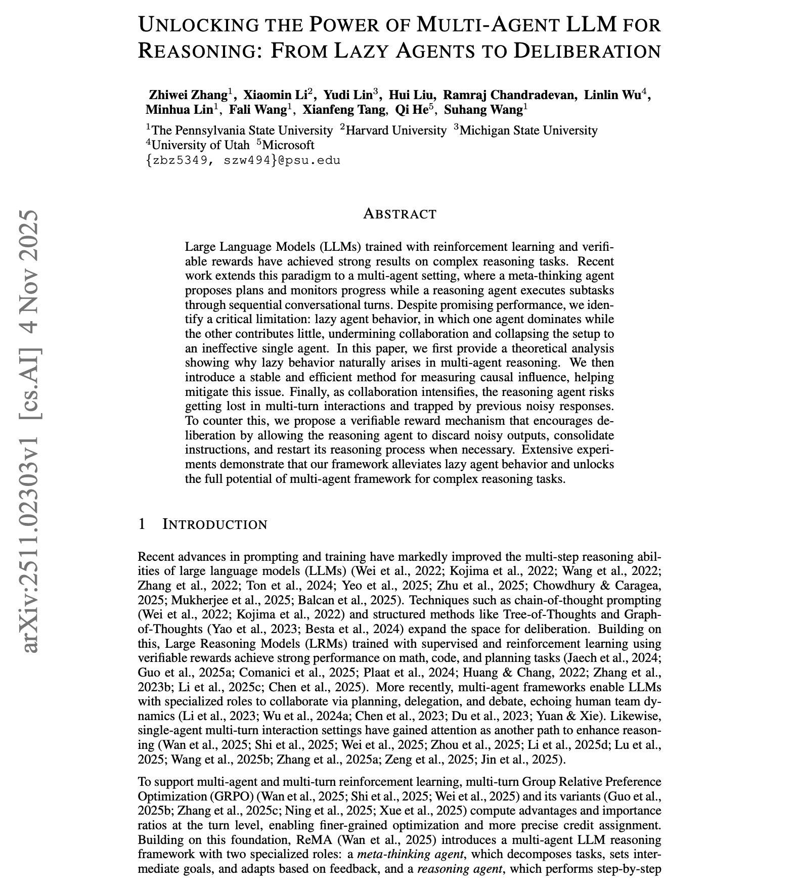 Dr. MAMR: Solving Lazy Agent Problem in Multi-Agent LLM