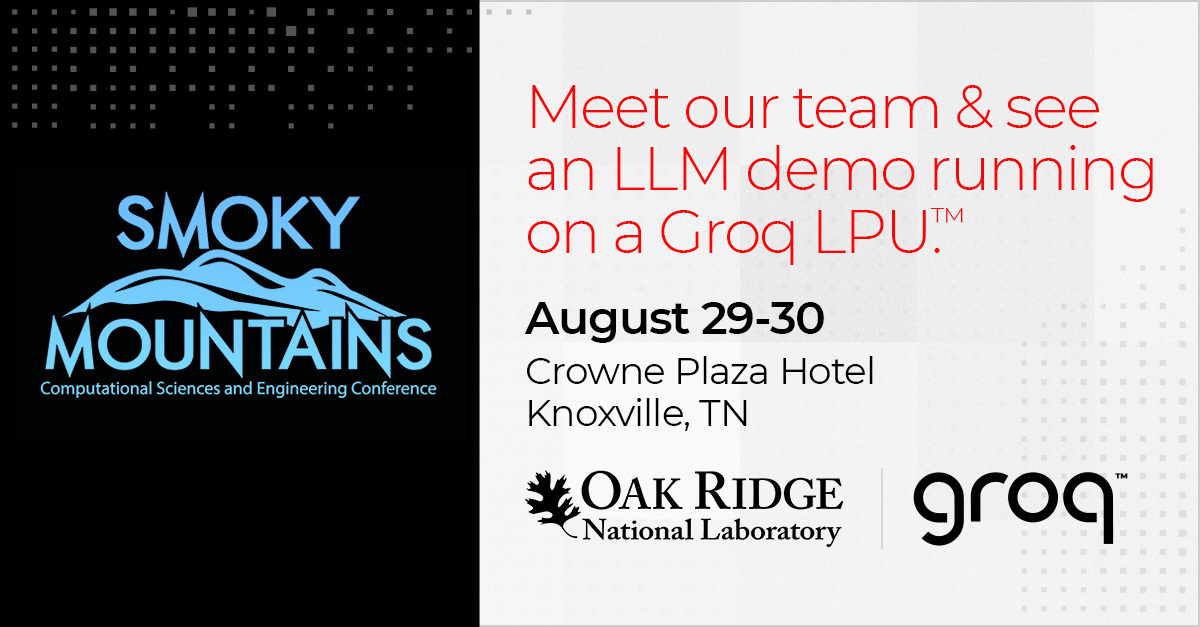 Groq showcases record-breaking LPU inference performance at ORNL conference