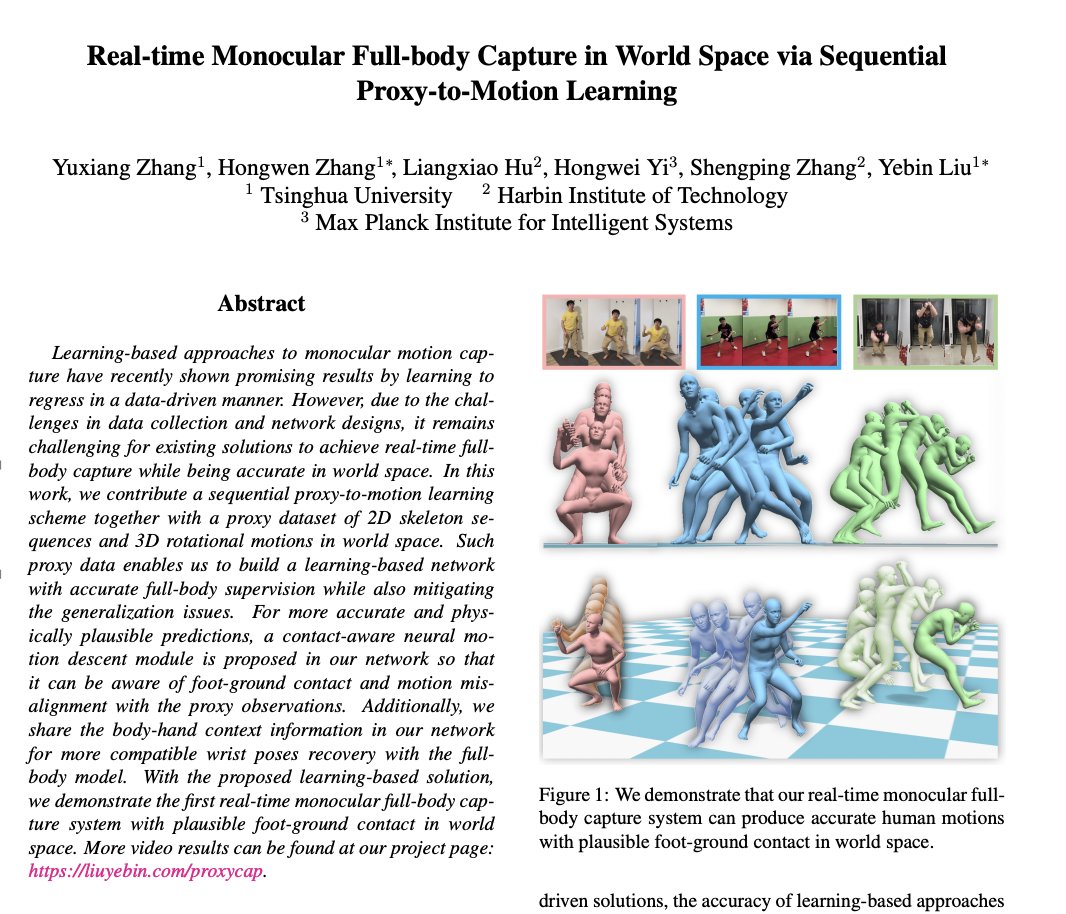 Real-time Monocular Full-body Motion Capture via Sequential Learning