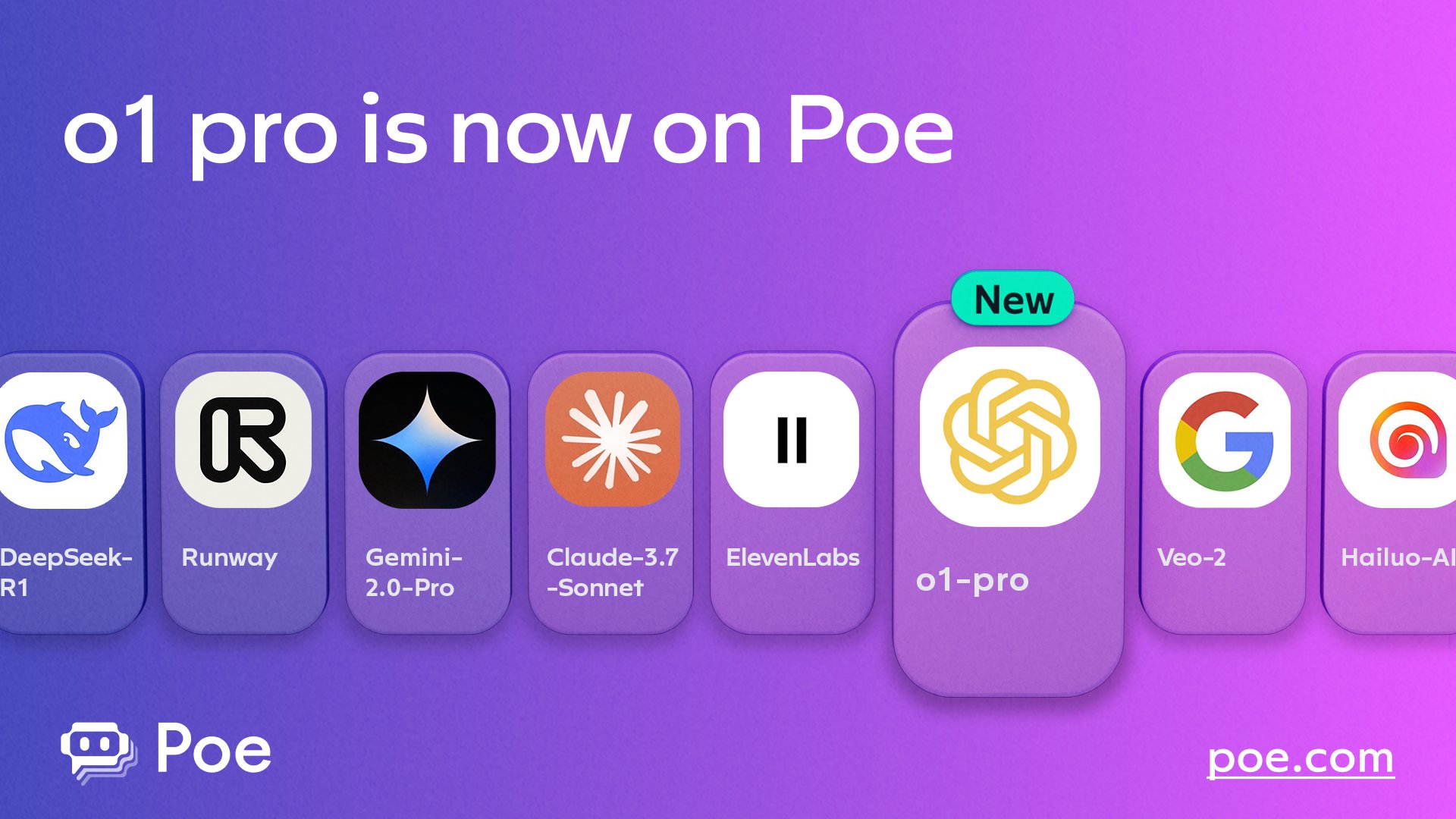 OpenAI Launches o1 Pro Reasoning Model on Poe
