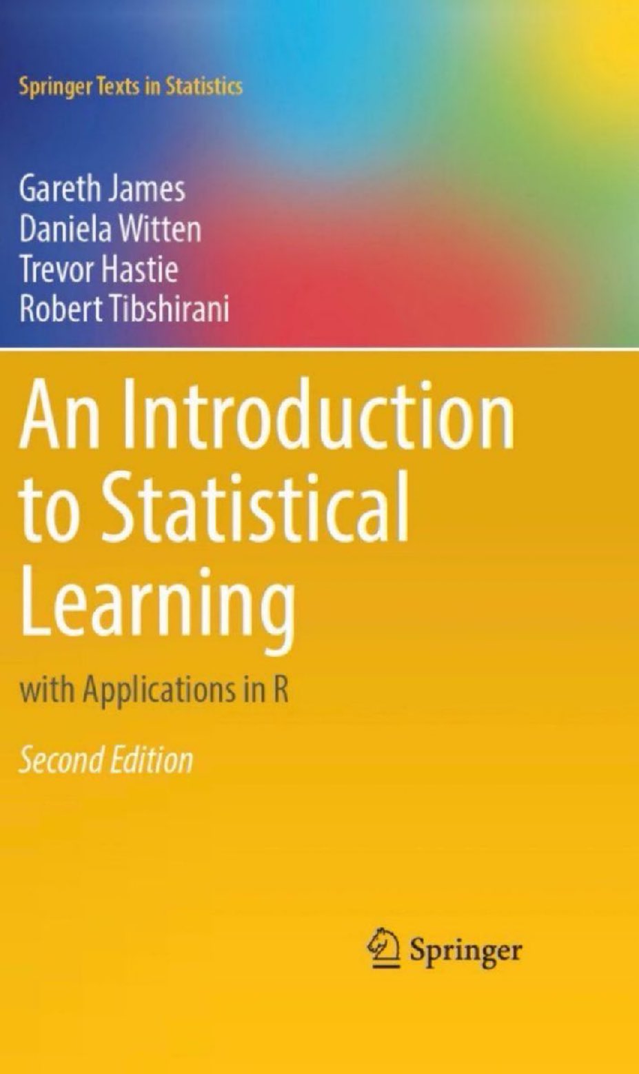 Introduction to Statistical Learning with R Updated Second Edition