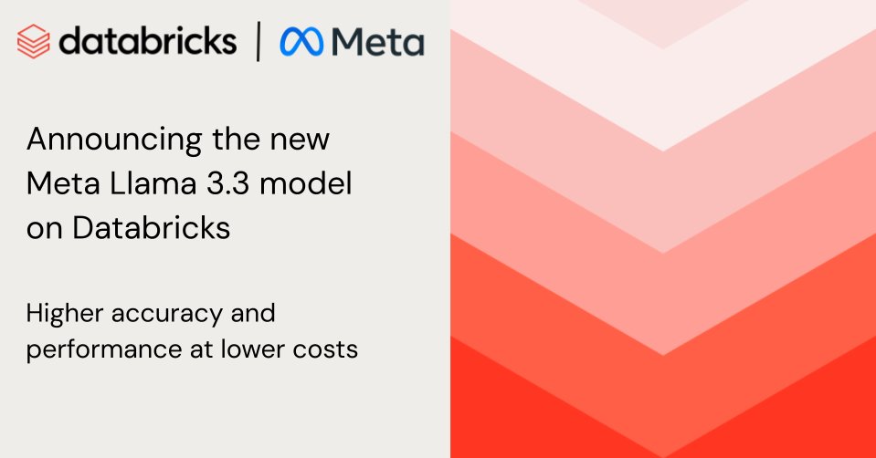Databricks Partners with Meta on Llama 3.3 Model